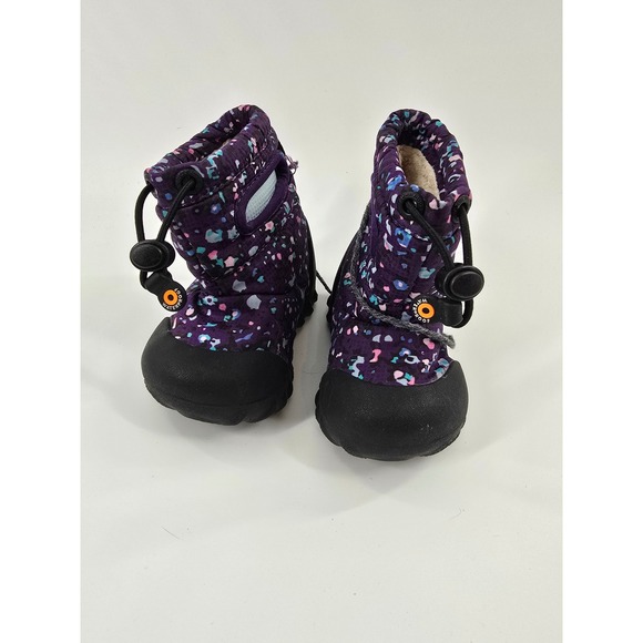 Bogs Other - Bogs B-Moc Snow Lilt Purple Confetti Waterproof Winter Boots Infant 4 72757K-540
